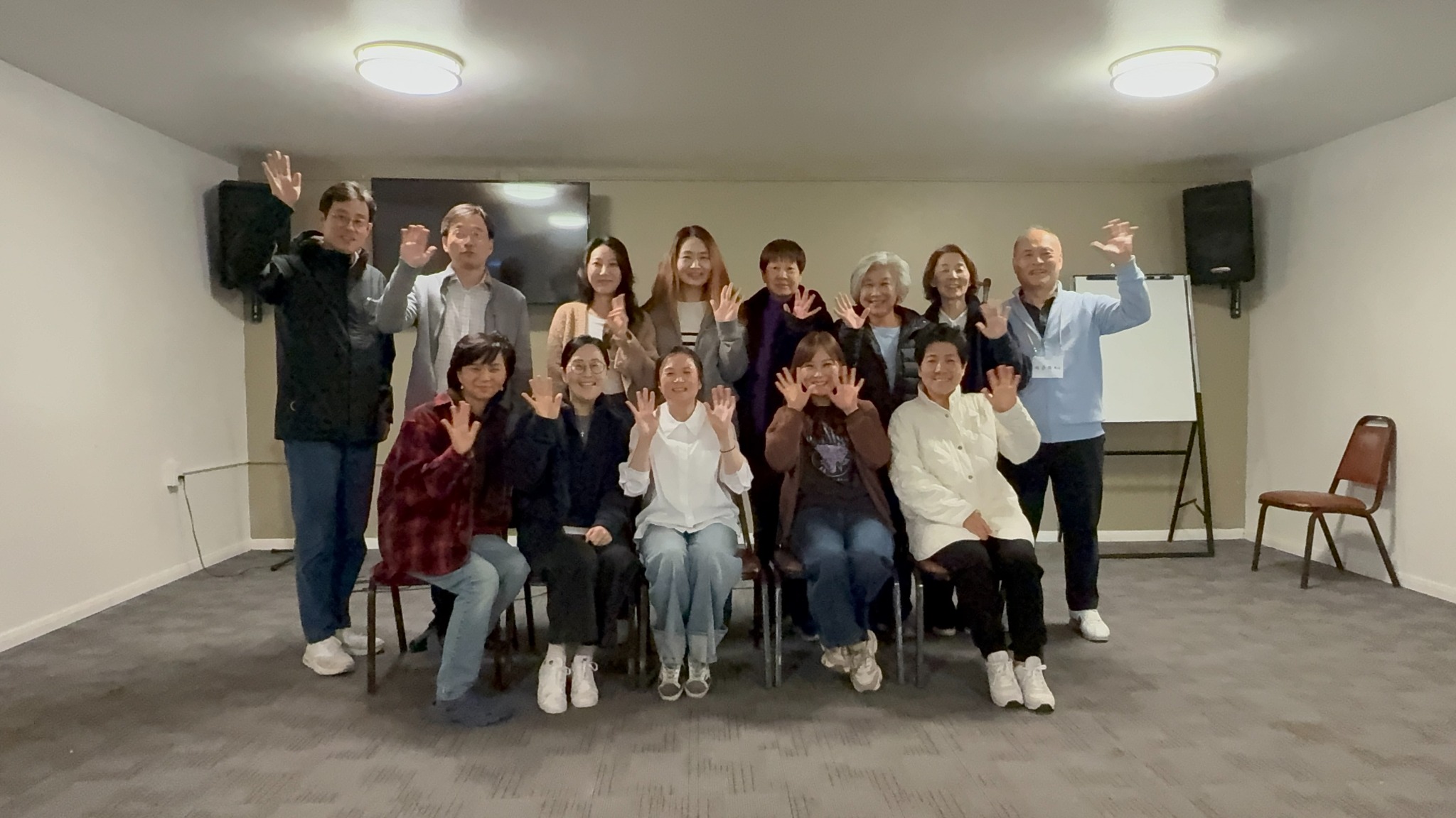 샌디에고 은혜의 만남을 함께한 참가자 단체사진